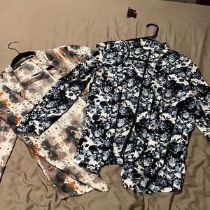 Two S Lush blazer open flow  jackets.